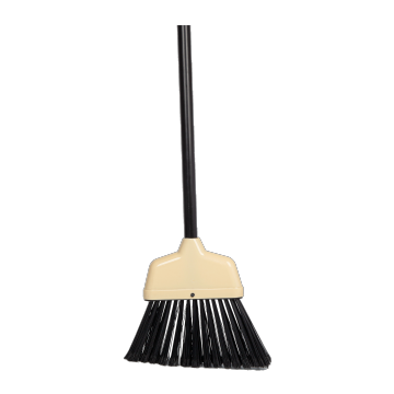 plastic soft angle broom with flagged bristle